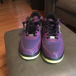 Purple/volt AF1 Low
